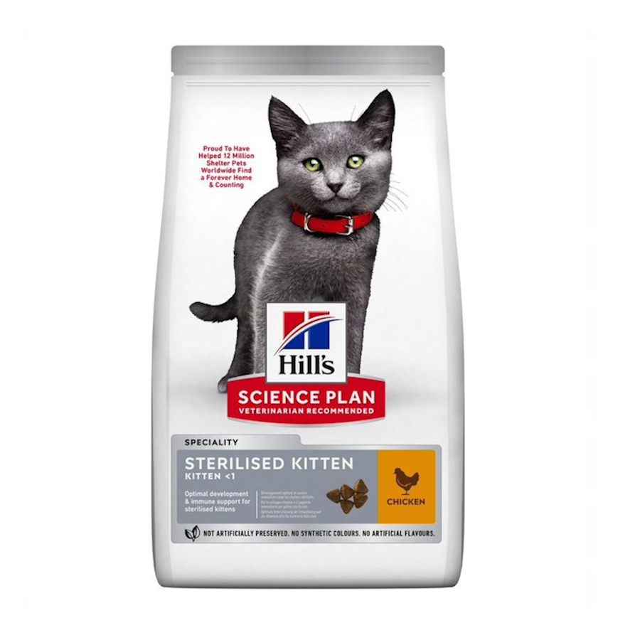 Hill's Kitten Science Plan Sterilized Frango ração