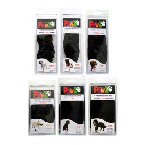 Pawz Dog Botas Pretas De Cão S