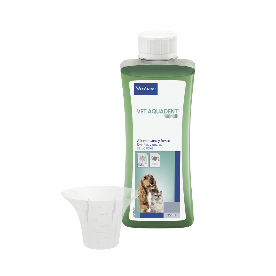 Virbac Vet Aquadent Líquido Para Higiene Dentária De Cães E Gatos