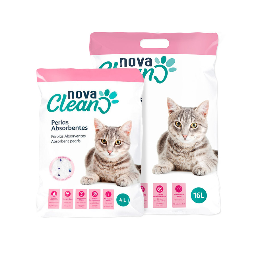Nova Clean Pérolas Absorventes para gatos
