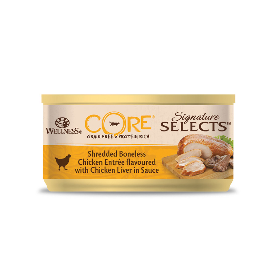 Pack 24 Latas Wellness Core Feline Signature Selects 79 gr, , large image number null