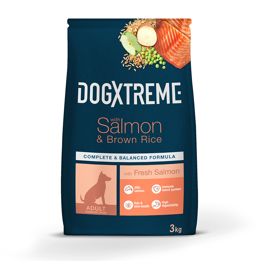 Dogxtreme Salmão e arroz Ração seca