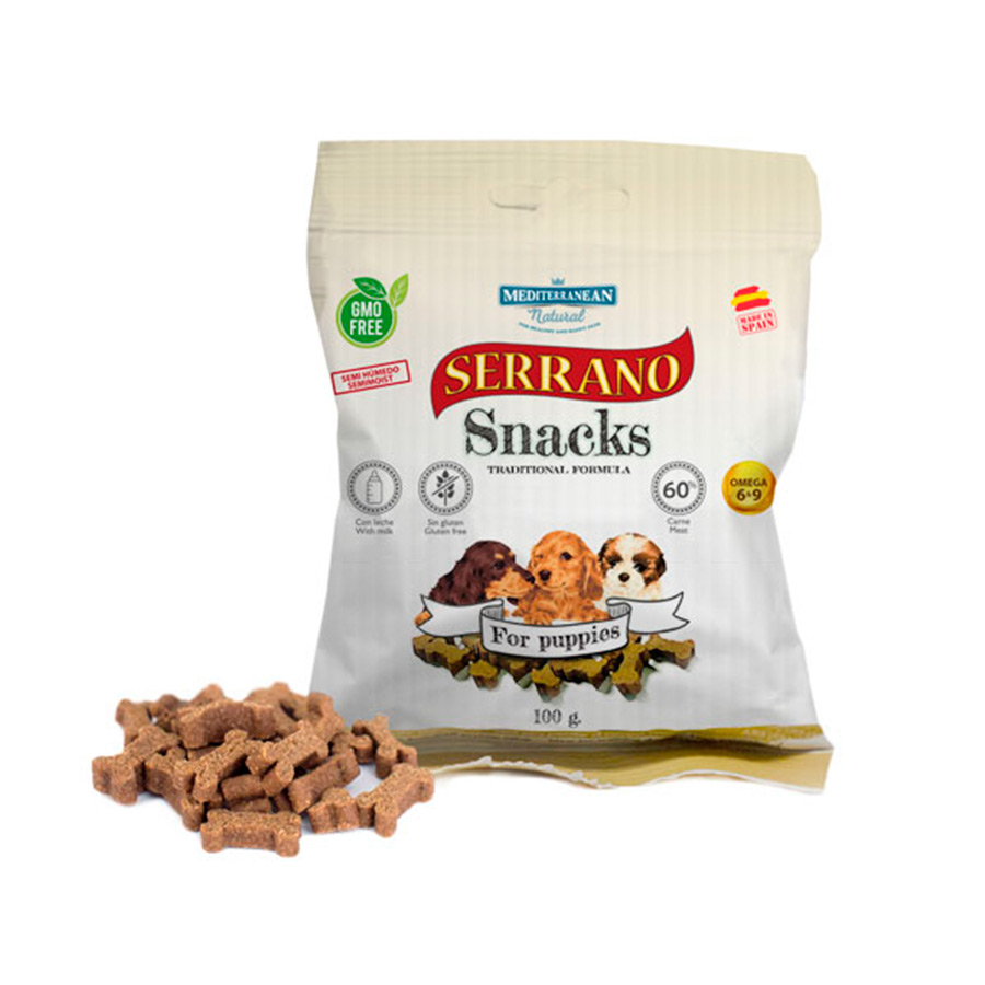 Snacks Serrano para cachorro 100 gr, , large image number null