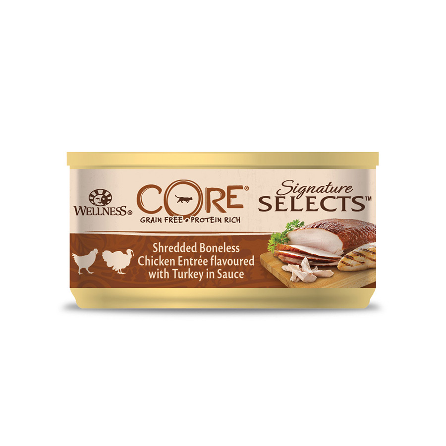 Pack 24 Latas Wellness Core Feline Signature Selects 79 gr, , large image number null