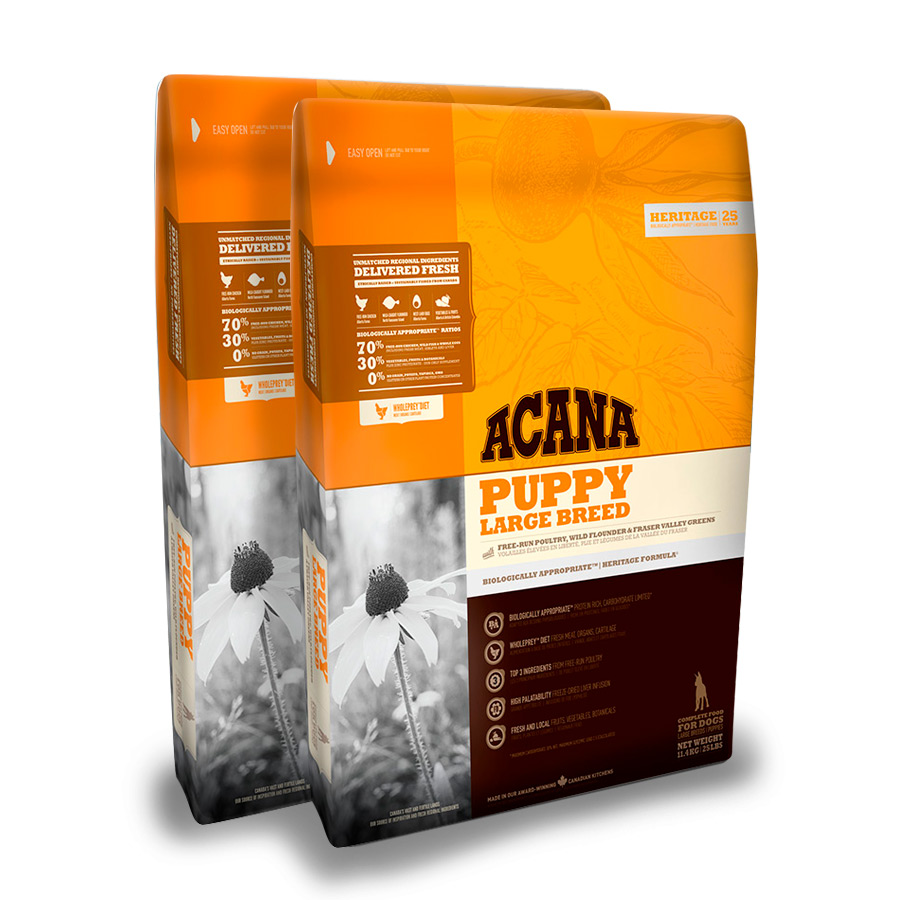 Acana Puppy Large Breed - 2x11.4 kg Pack Poupan&ccedil;a, , large image number null