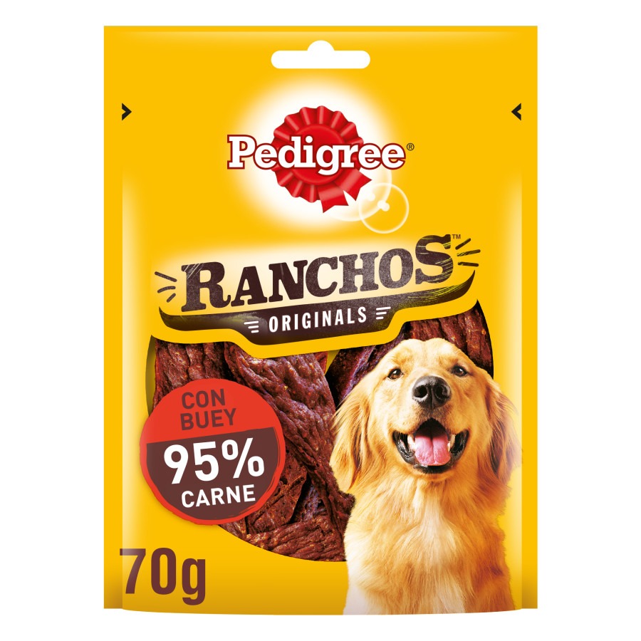 Ranchos Snack para Cães Sabor a Carne 70 GR 