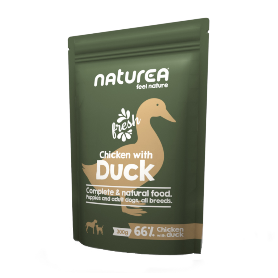 Naturea Frango e Pato saqueta para cães