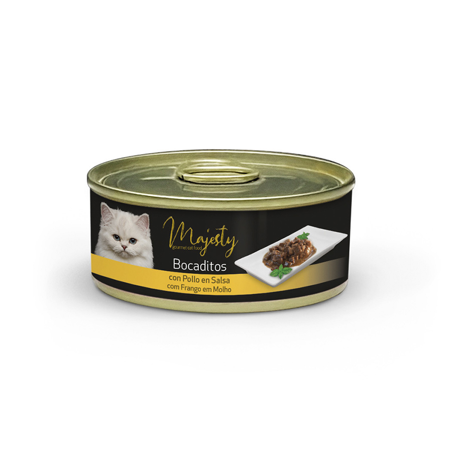 Majesty Adult Frango em Molho lata para gatos