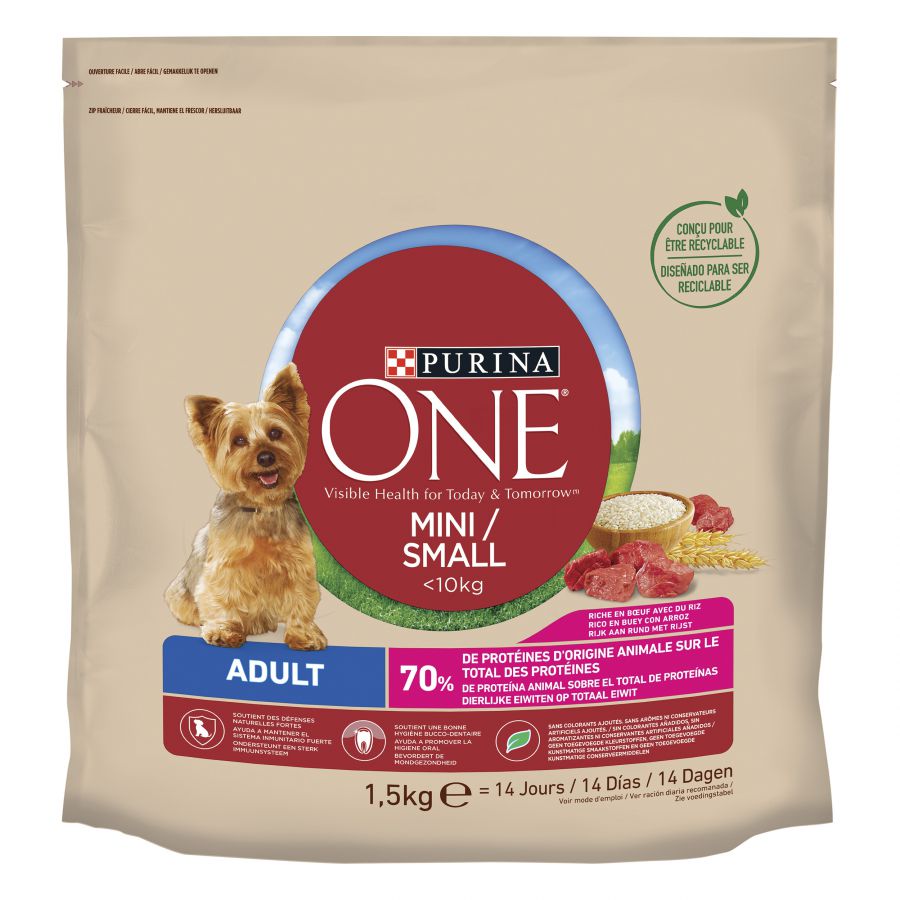 Purina One Adult buey y arroz image number null