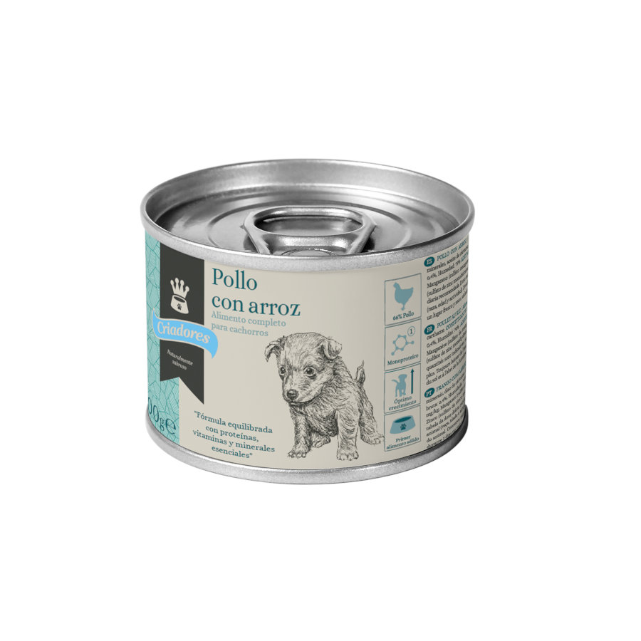 Criadores Puppy Frango com Arroz para cachorros