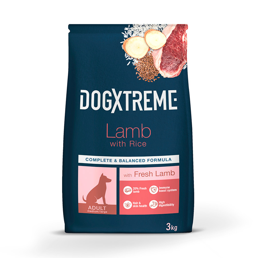 Dogxtreme Adult borrego e arroz
