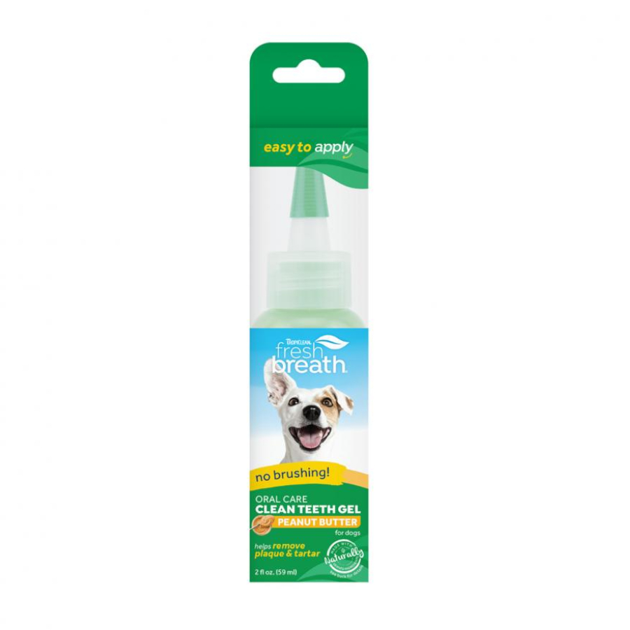 Tropiclean Fresh Breath Gel Oral Mantequilla de Cacahuete para perros