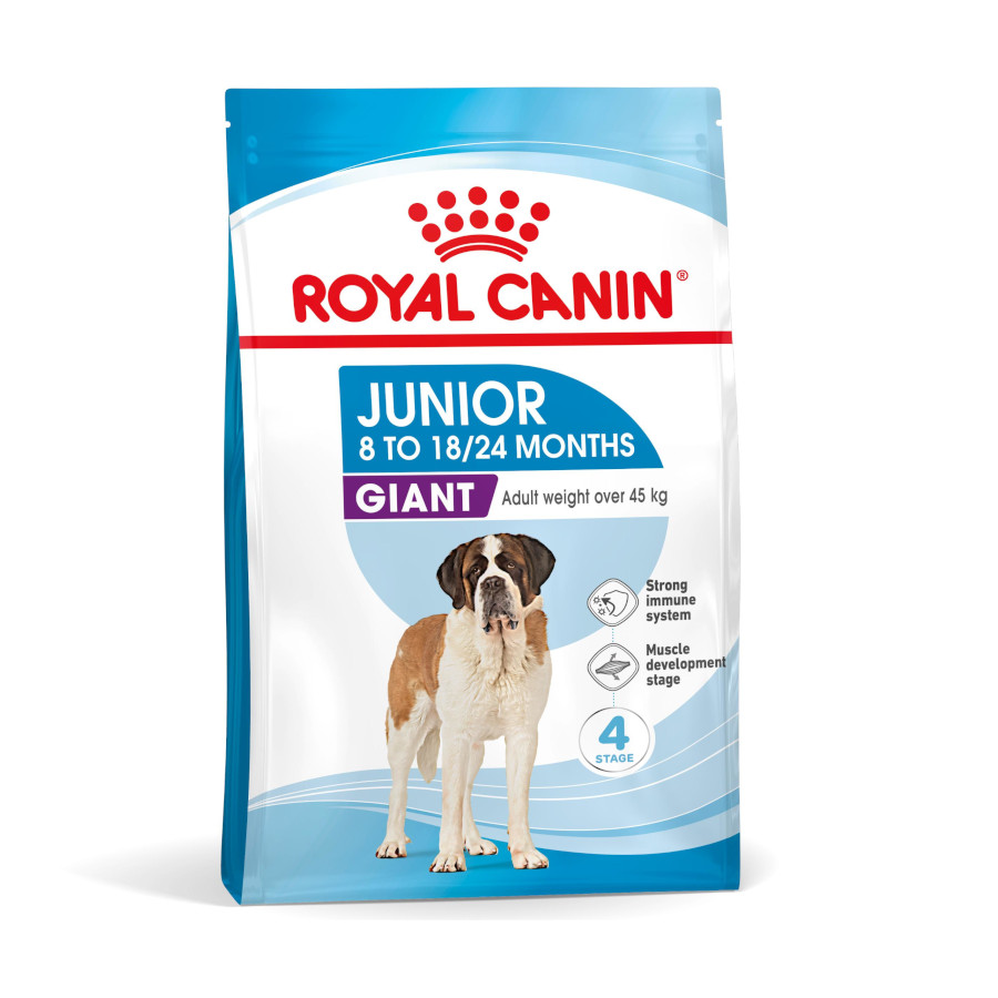 15 kg Royal Canin Junior Giant ração para cães