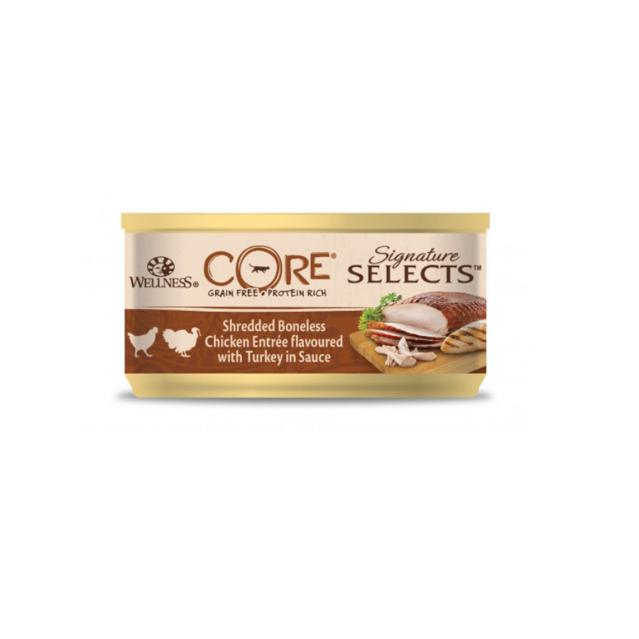 Pack 24 Latas Wellness Core Feline Signature Selects 79 gr, , large image number null