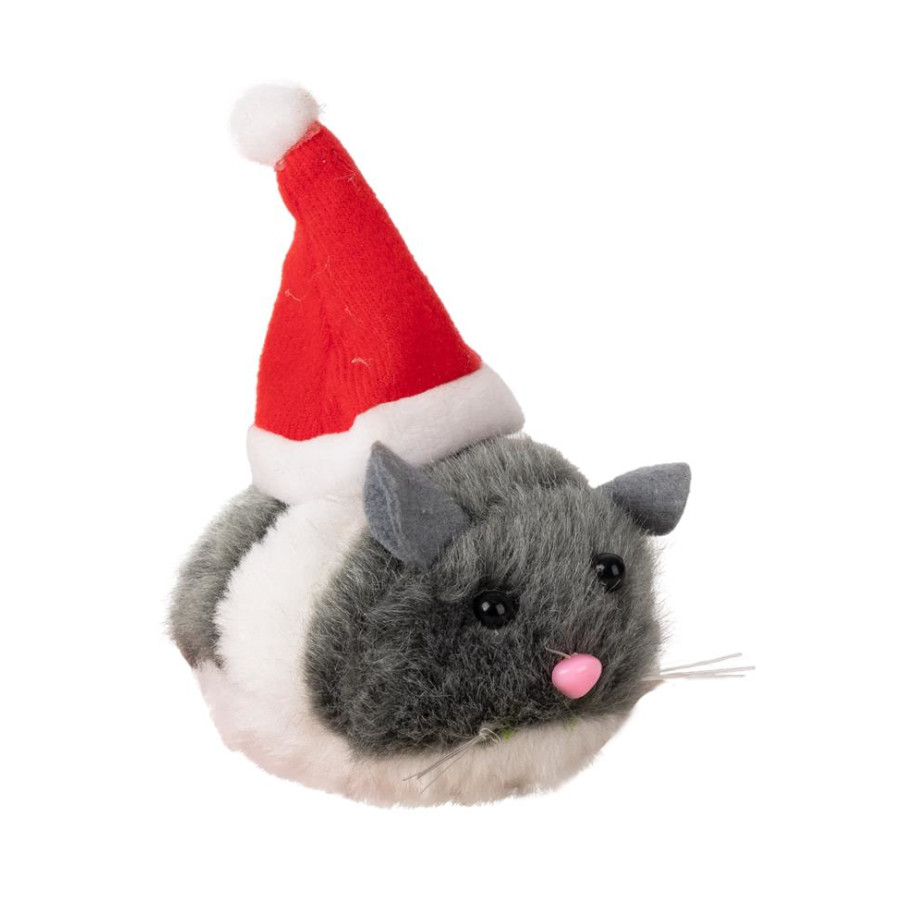 Miau Christmas Rato Santa de Peluche