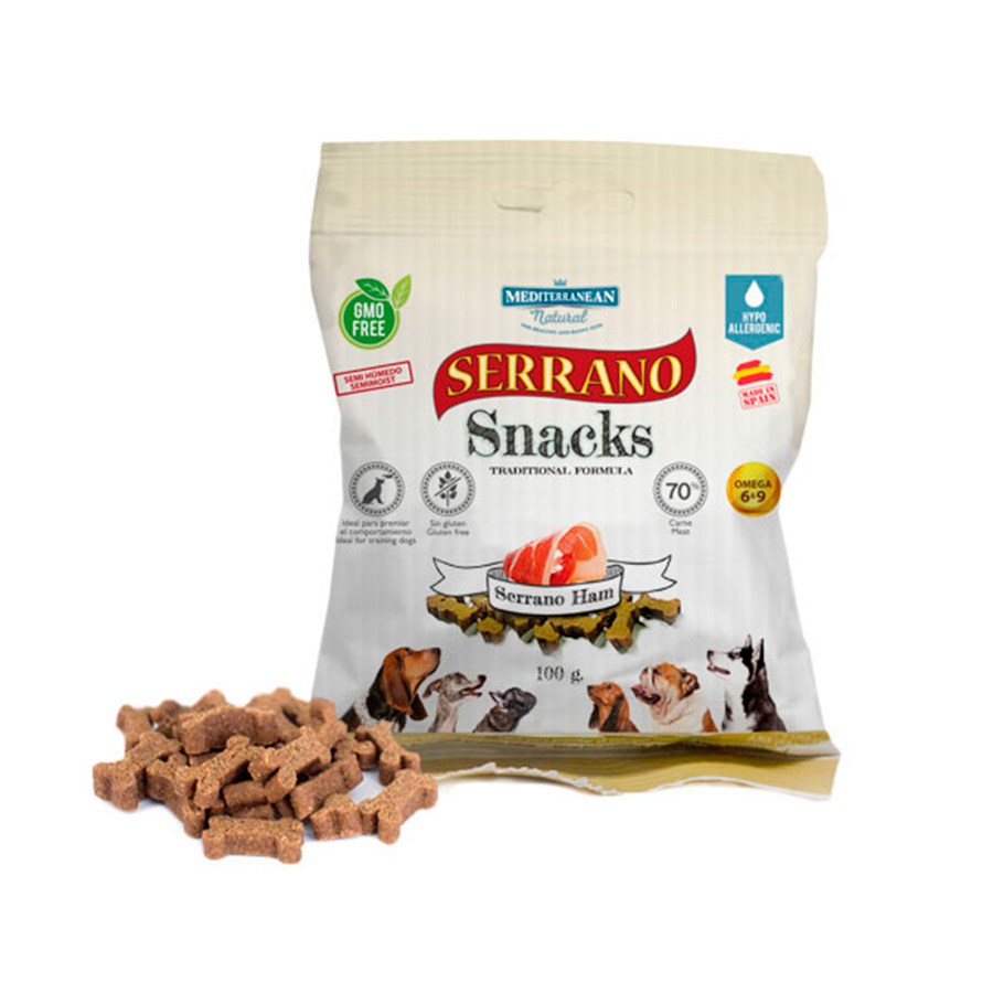 Snacks Serrano para perro jamon image number null