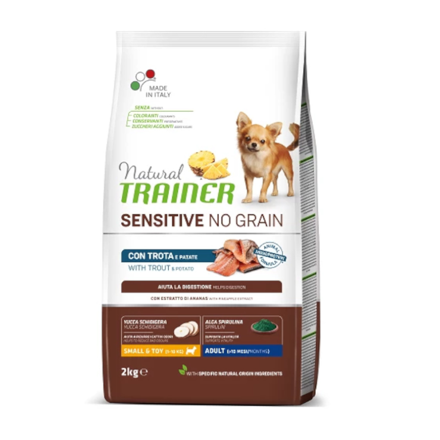 Trainer Sensitive No Grain Small&Toy Com Truta E Batata 2 Kg