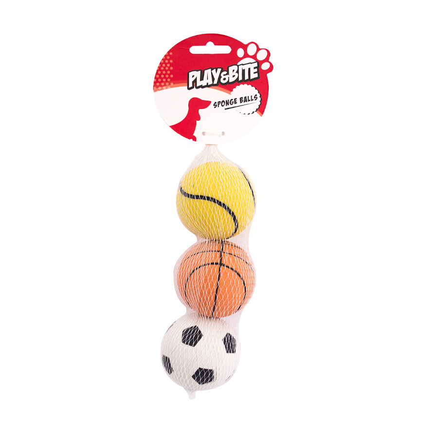 Play&Bite Sport Bolas de goma para cães