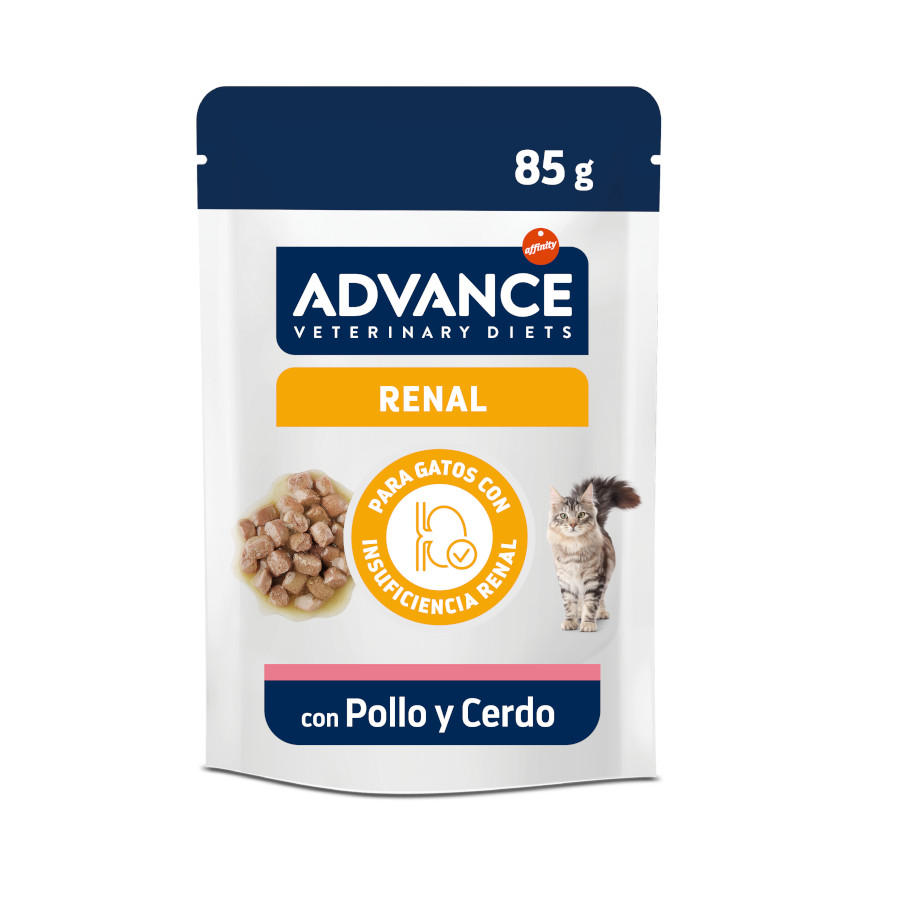 Advance Renal Frango e Porco saqueta para gatos