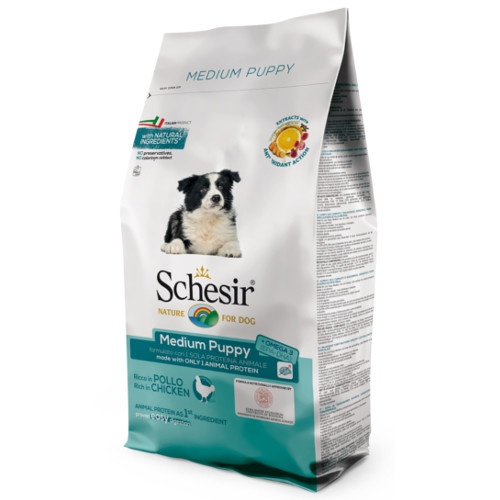 Schesir Puppy Medium Frango ração
