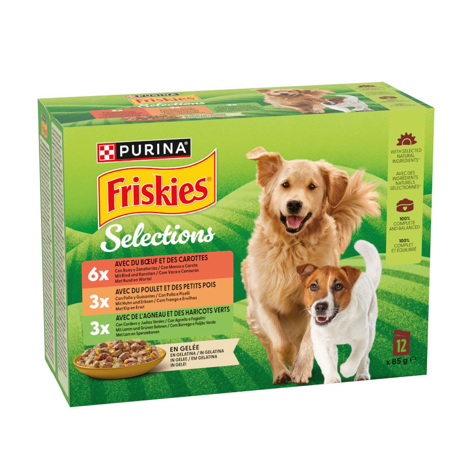 Friskies Frango e Cordeiro comida húmida para cães