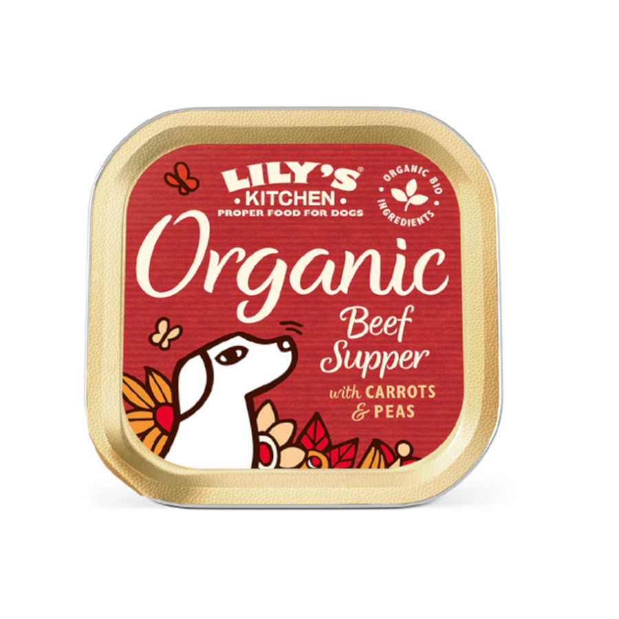 Lily's Kitchen Ceia Orgânica De Carne Bovina 150 Gr
