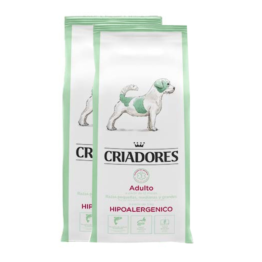 Criadores Dietetic Hipoalergénico ração cães - 2 x 12 kg