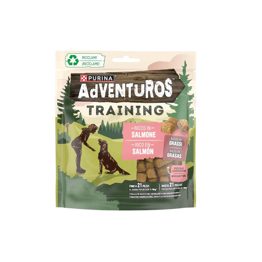 0.46 kg Adventuros Snacks Training de Salmão para cães