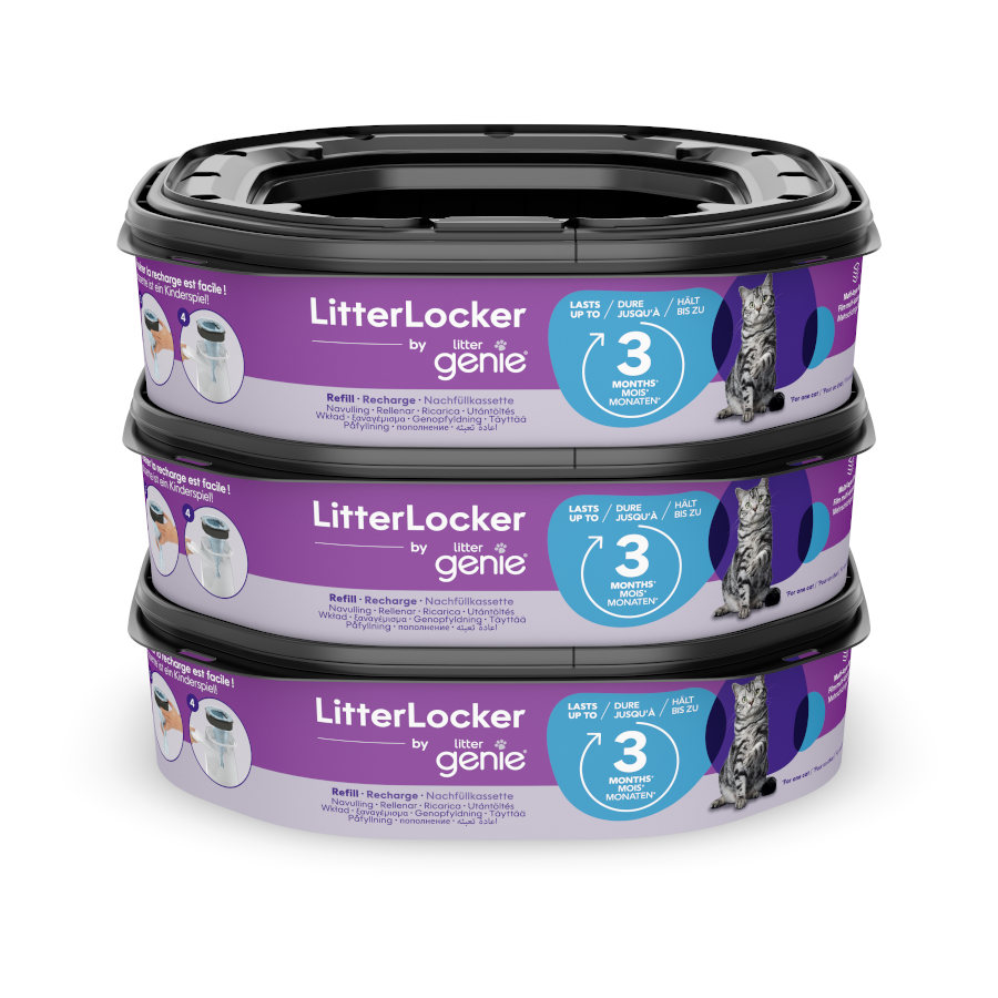 Litter Genie Litter Locker Recarga quadrado para gatos